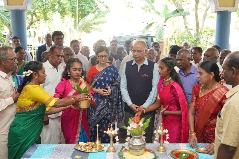 High Commissioner of India visits Udappuwa, the village whose residents trace their roots to Rameshwaram