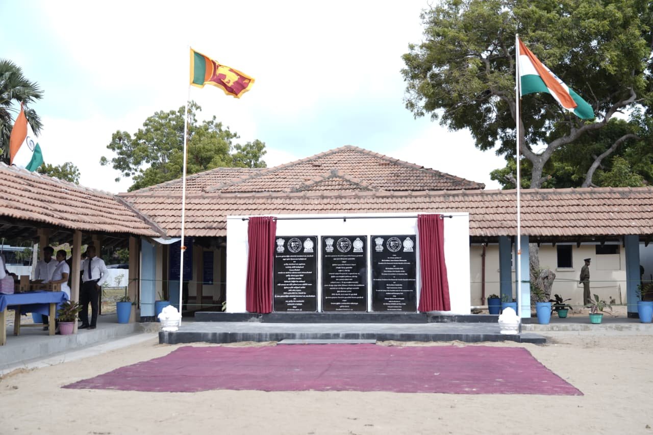 Foundation stones laid for Indian grant assistance projects in District General Hospitals of Mannar and Mullaitivu