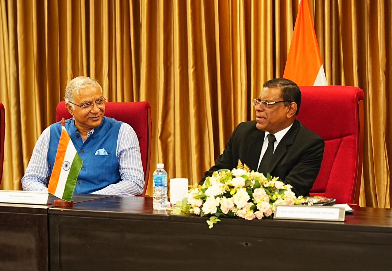 Hon’ble Chief Justice of Sri Lanka leads delegation of 10 Apex Court Judges for Knowledge Exchange Programme with Indian Judiciary