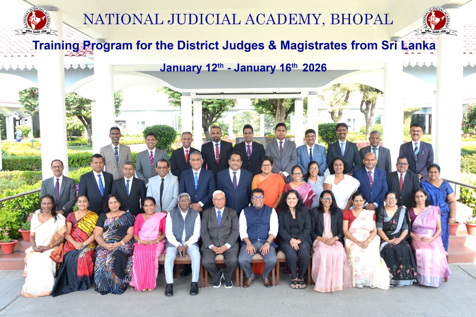 30 District Court Judges from Sri Lanka attend Capacity-building  Programme in India