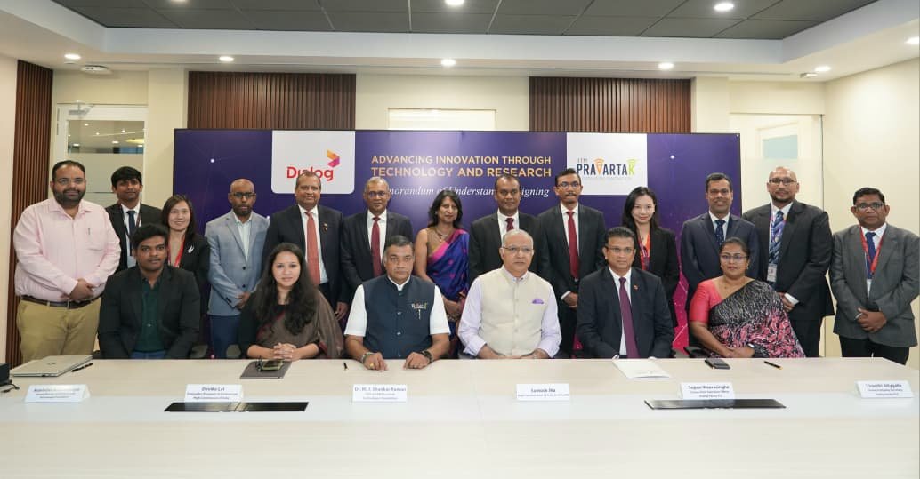 Building Tech Collaboration: Signing of MoU between IIT Madras Pravartak Technologies Foundation and Dialog Axiata