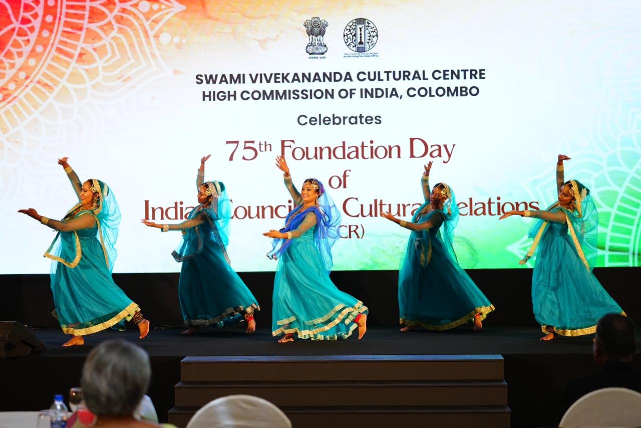 Prime Minister Hon. (Dr) Harini Amarasuriya graced the 75th Foundation Day of Indian Council For Cultural Relations (ICCR) celebration in Colombo