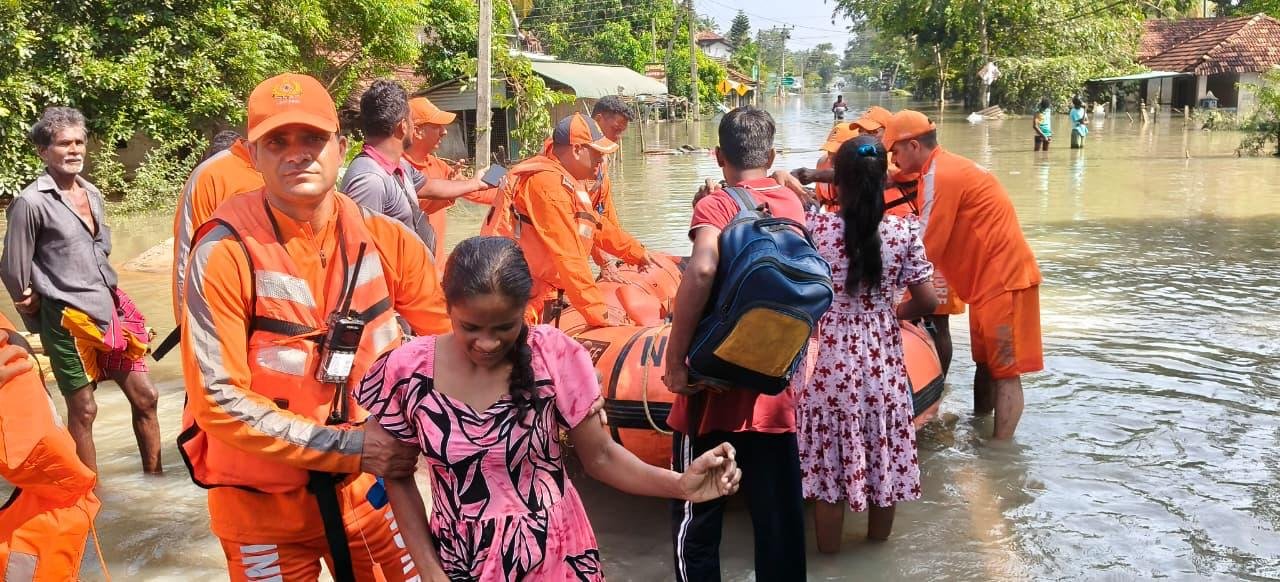 Lives Saved, Hope Restored: NDRFcompletes Search and Rescue Operations and departs from Sri Lanka