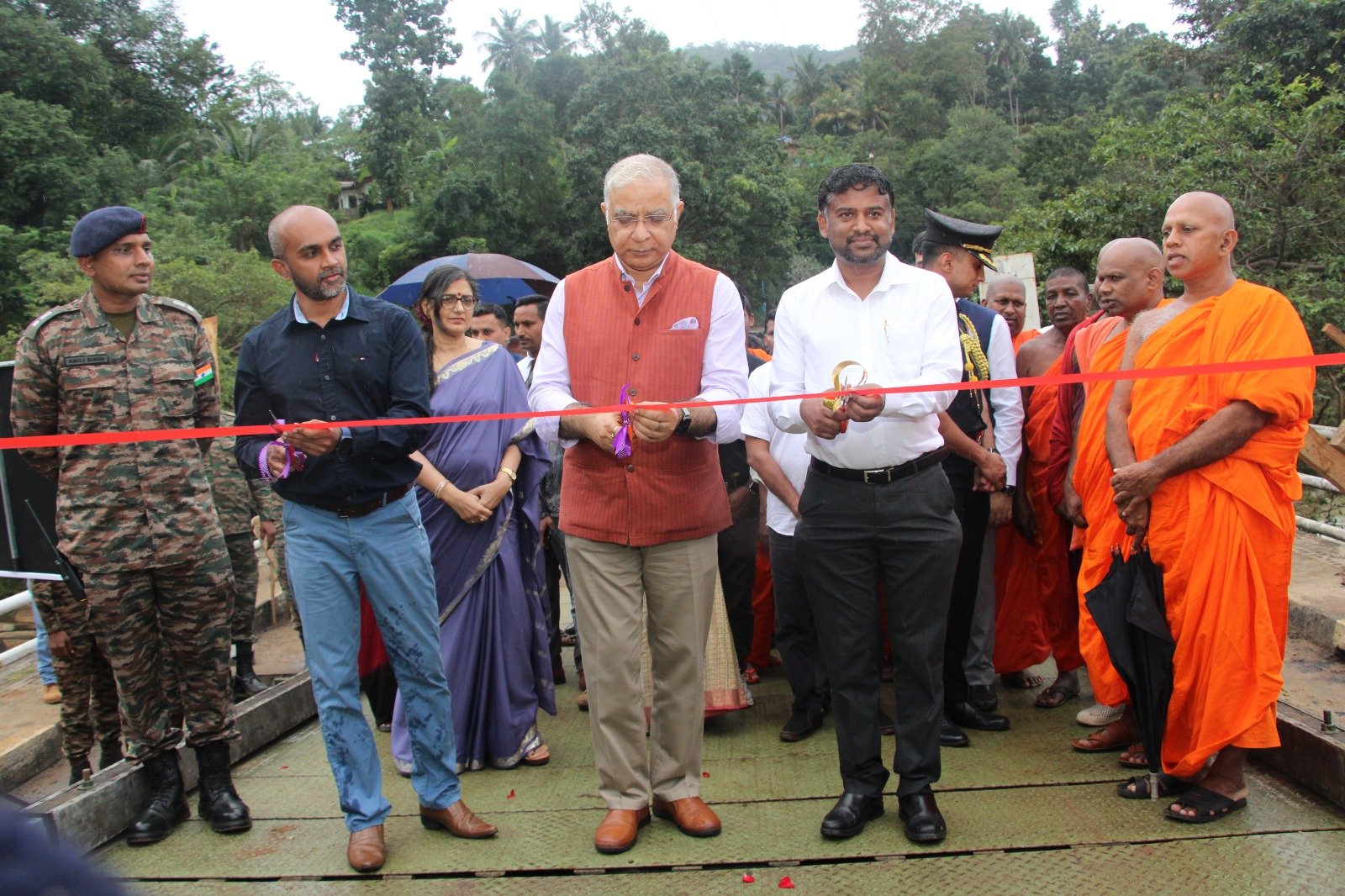 Inauguration of the First Bailey Bridge under Indian Assistance package for post-Ditwah Reconstruction