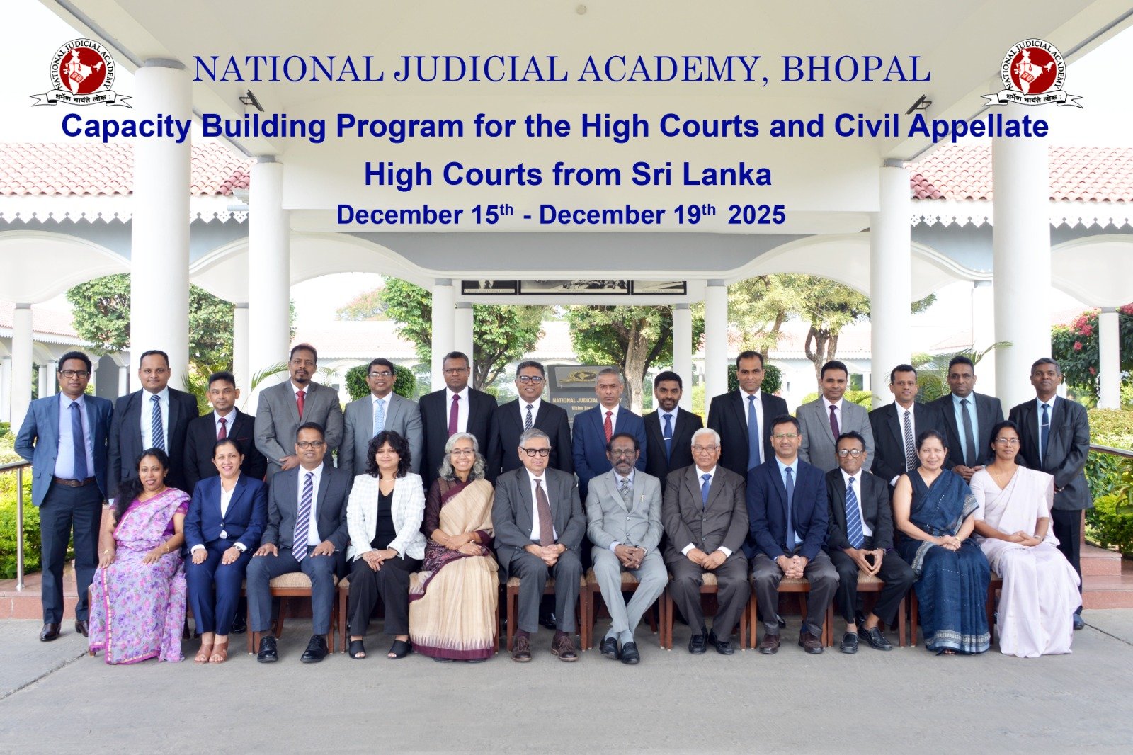 Sri Lankan High Court Judges attend Knowledge Exchange and Capacity-building Programme in India