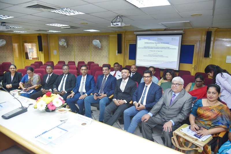 16 Sri Lankan Health Professionals undergo Capacity Building Programme in India
