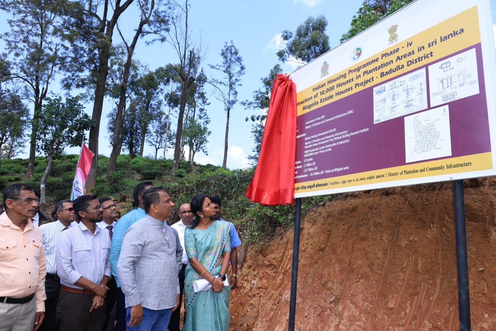 Foundation stone laid for new housing units under Indian Housing Project in Badulla district