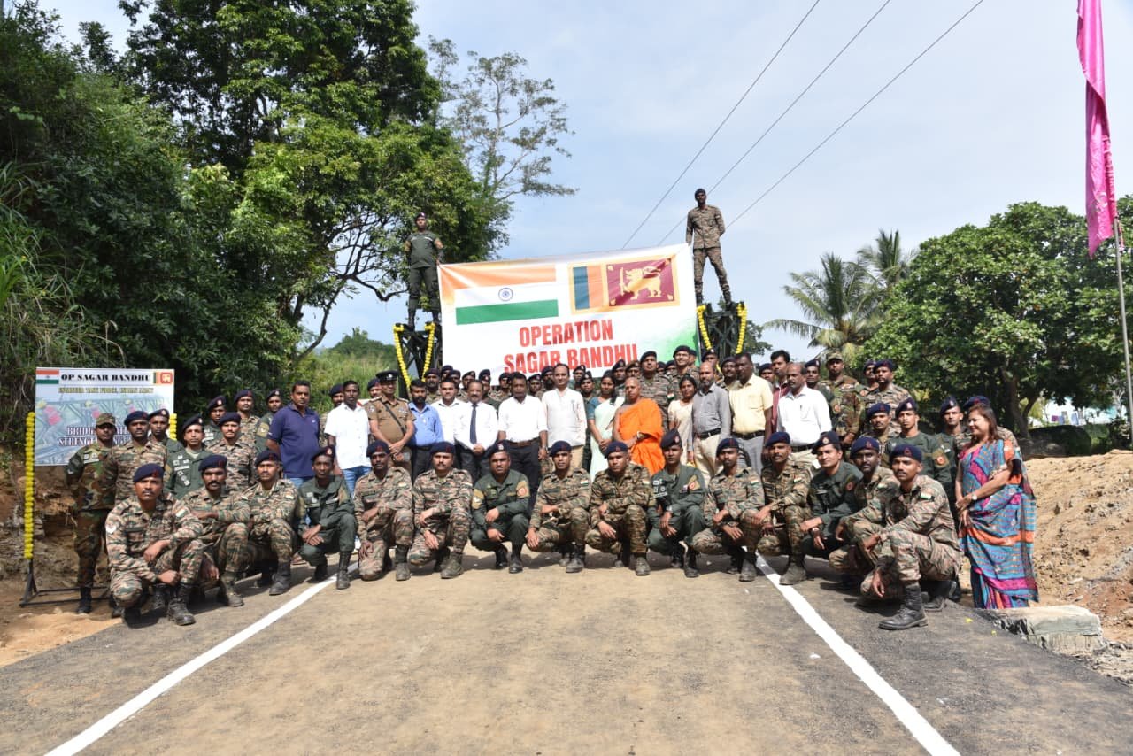 Inauguration of Bailey Bridge under India’s USD 450 Million Assistance Package in the Central Province
