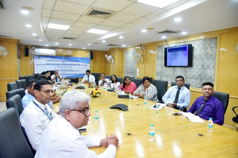 16 Sri Lankan Health Professionals undergo Capacity Building Programme in India