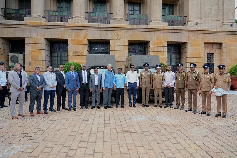 134 Single Cabs handed over to Sri Lanka Police under Grant Assistance  from Government of India