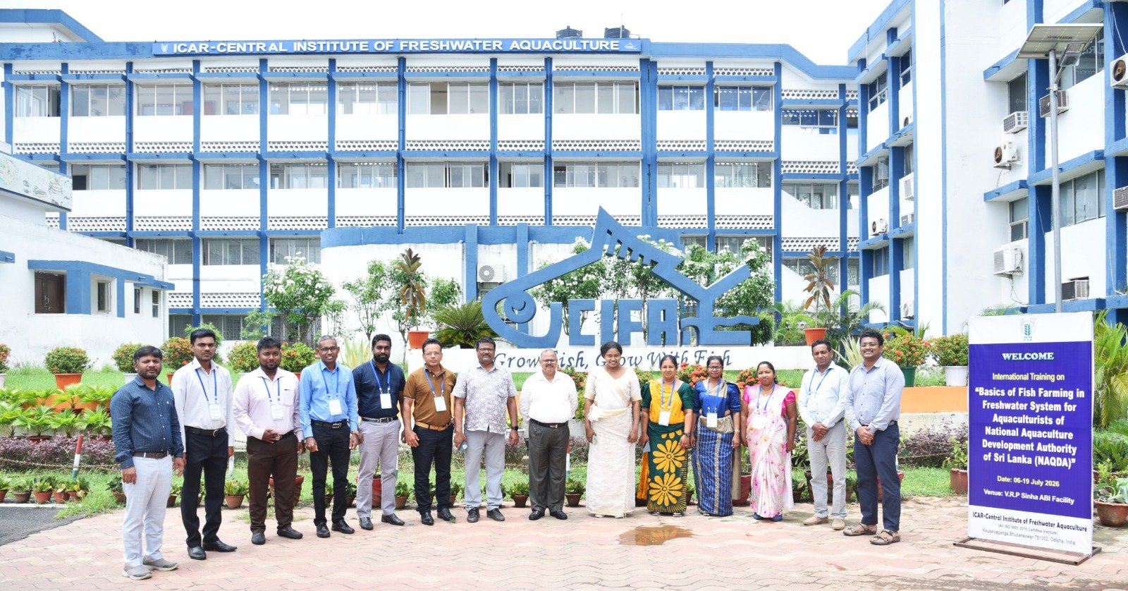 Capacity-Building Programme for Sri Lankan Aquaculturists concludes in India