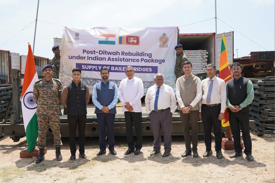 India Hands Over Next Set of Bailey Bridges to Sri Lanka under USD 450 Million Reconstruction Package