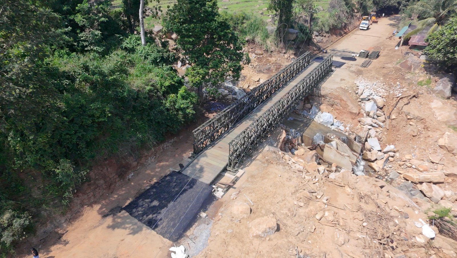 Inauguration of Bailey Bridge under India’s USD 450 Million Assistance Package in the Central Province