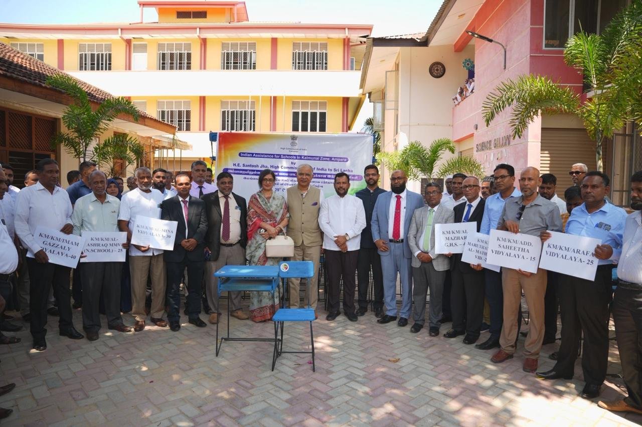 High Commissioner of India Extends Assistance to Students in Kalmunai, Eastern Province