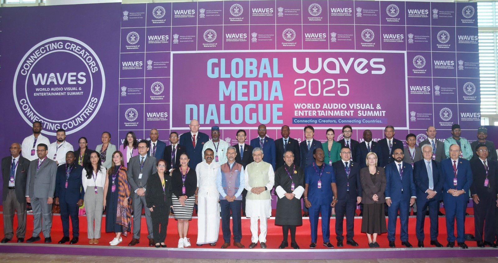 Sri Lankan Delegation participates in the Inaugural WAVES Summit 2025 in Mumbai, India
