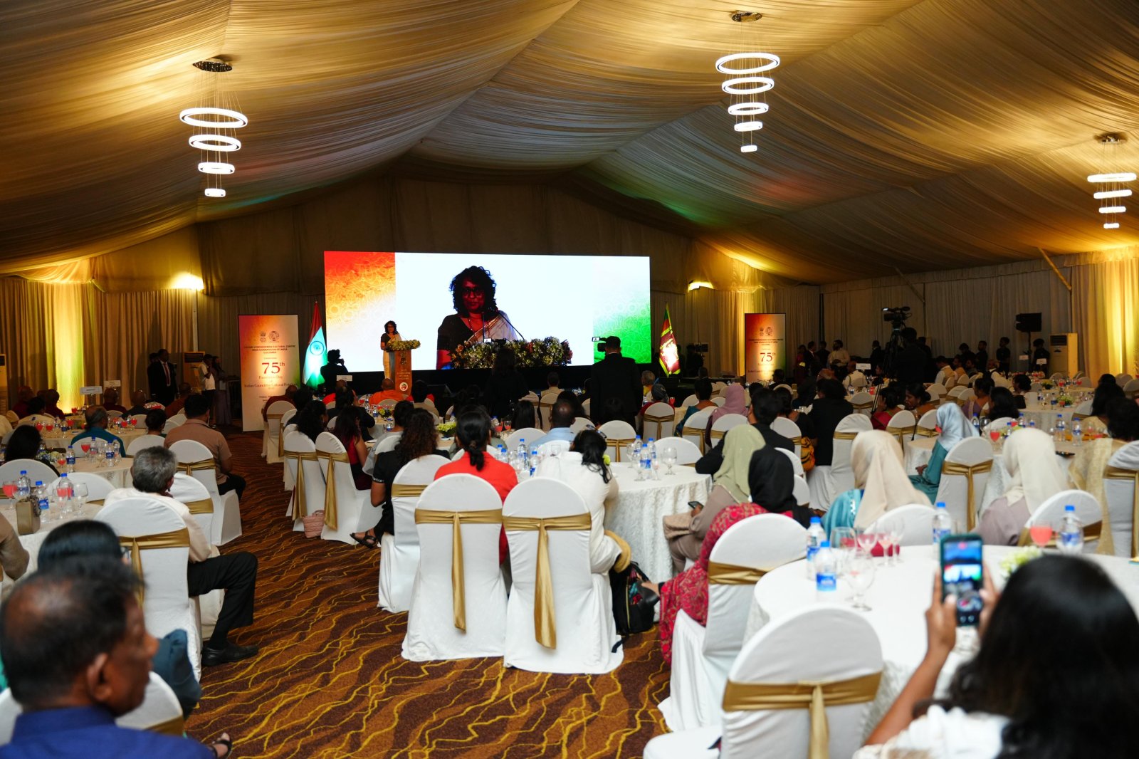 Prime Minister Hon. (Dr) Harini Amarasuriya graced the 75th Foundation Day of Indian Council For Cultural Relations (ICCR) celebration in Colombo