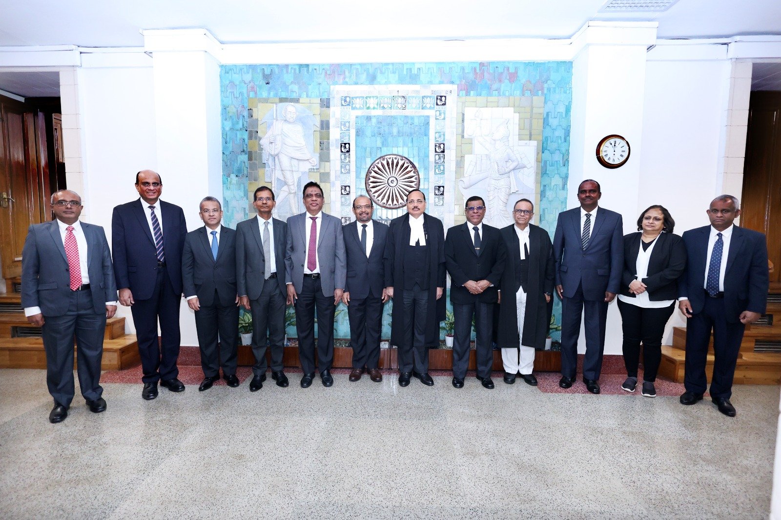 Hon’ble Chief Justice of Sri Lanka leads delegation of 10 Apex Court Judges for Knowledge Exchange Programme with Indian Judiciary