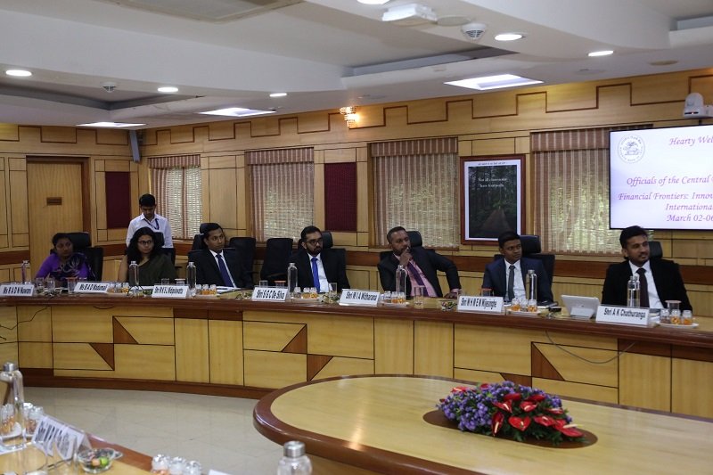 Capacity-Building Programme for a delegation of 25 officials from Central Bank of Sri Lanka at Reserve Bank Staff College, Chennai.