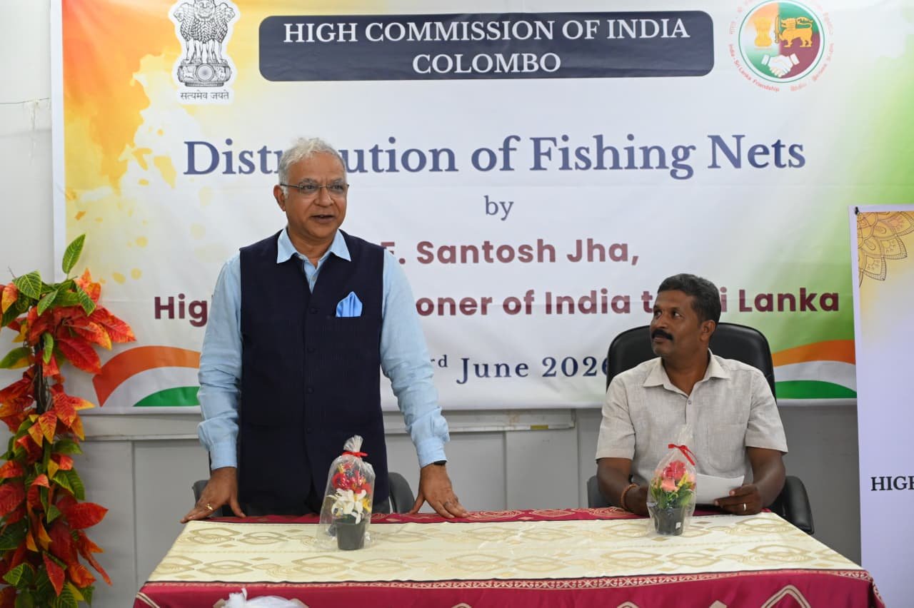 High Commissioner of India Extends Assistance to Fishing Community Members of Kayts, Nainativu and Analaitivu in Jaffna (03 June 2026)