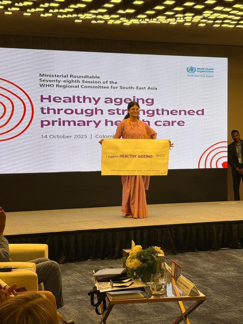 India renews Commitment to Healthy Ageing at 78th Session of the WHO Regional Committee of South-East Asia
