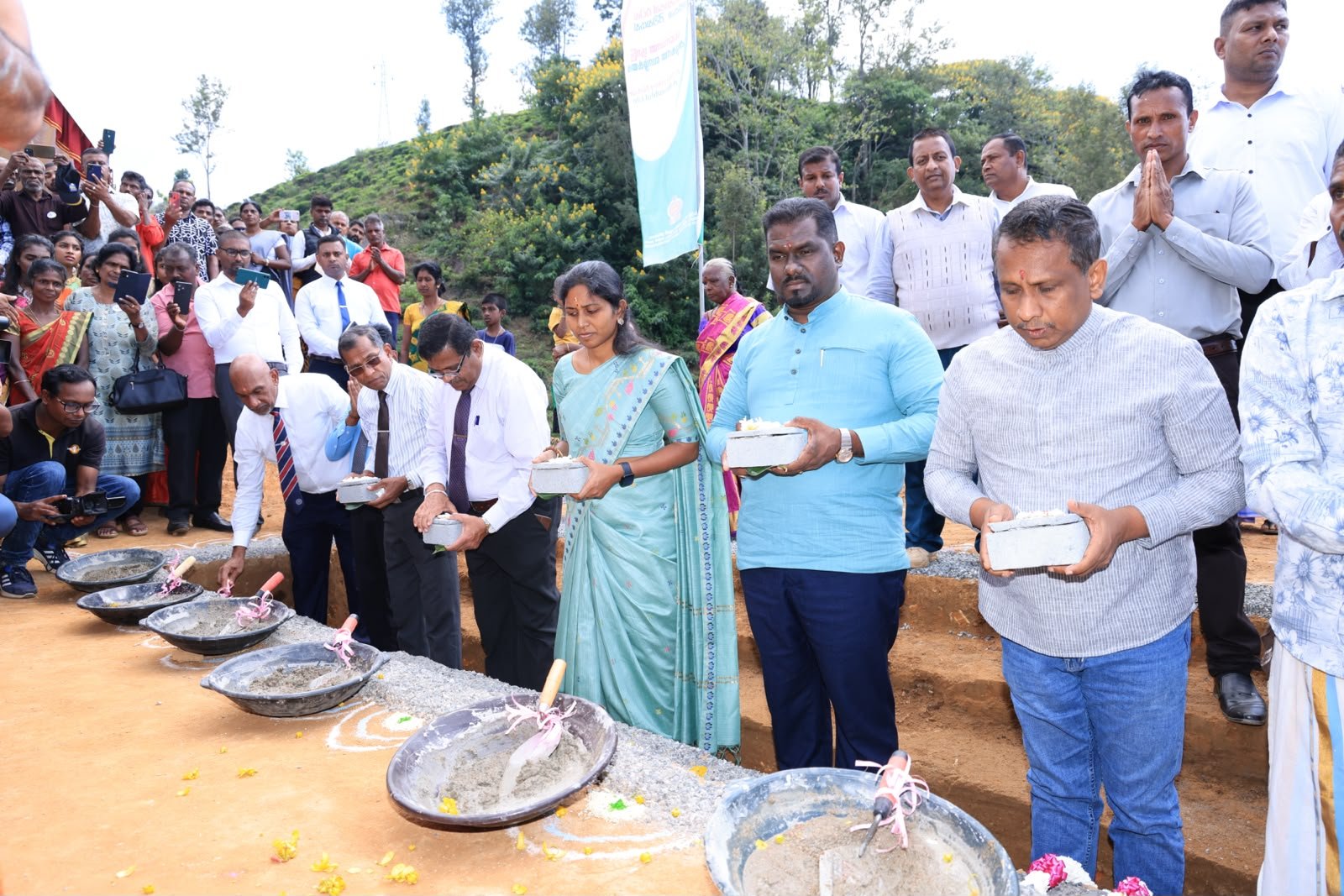 Foundation stone laid for new housing units under Indian Housing Project in Badulla district