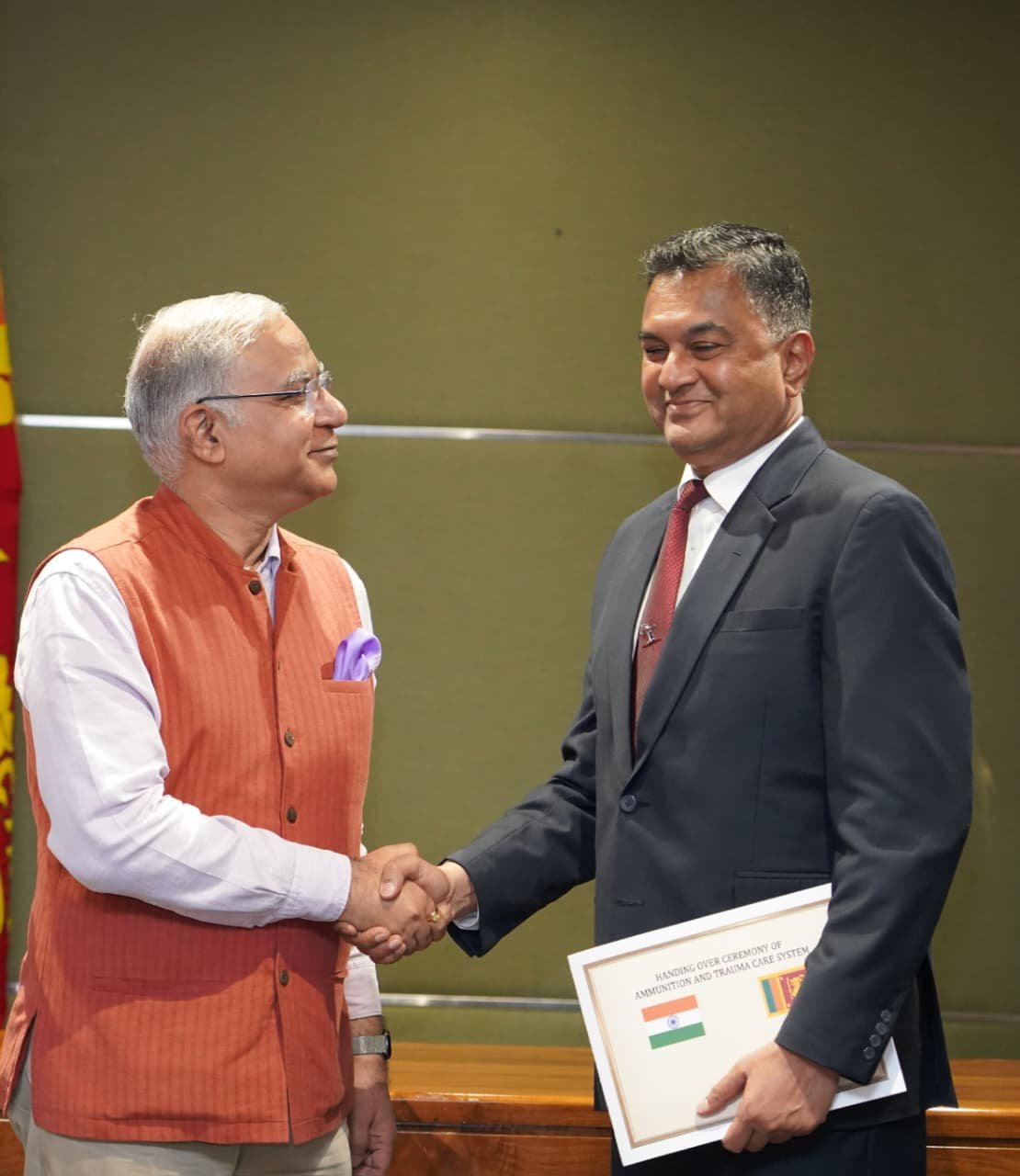 Indian Army provides military stores worth USD 5.5 Million to Sri Lanka Army