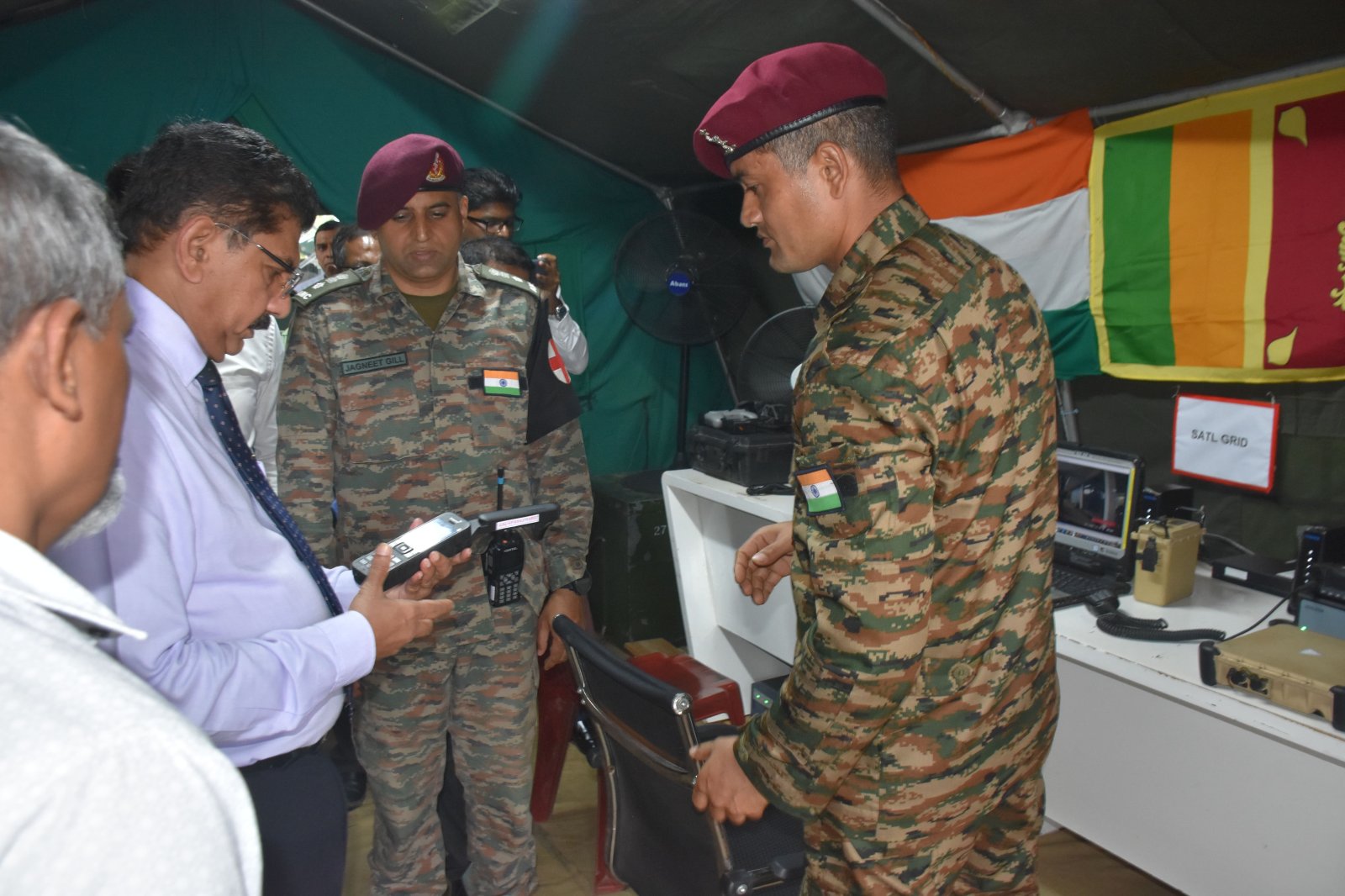 Under Operation Sagar Bandhu, Indian Army Team Restores Critical Communication Network in Mahiyanganaya