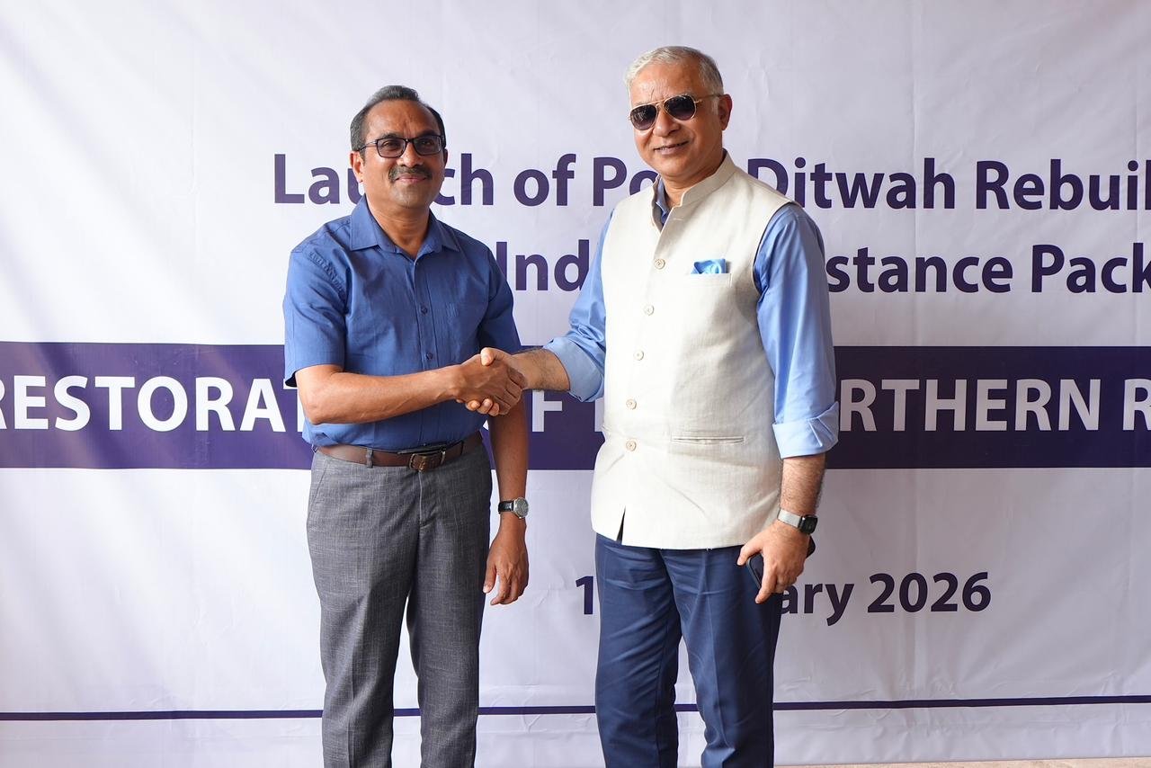 India launches Restoration work for Northern Railway Line in Sri Lanka under Grant Assistance