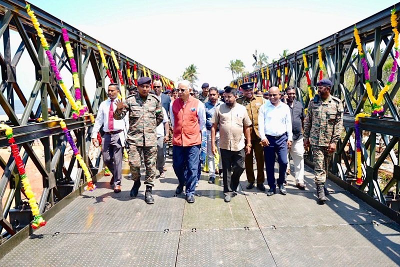 Restoring Connectivity: Inauguration of Bailey Bridge at Chilaw