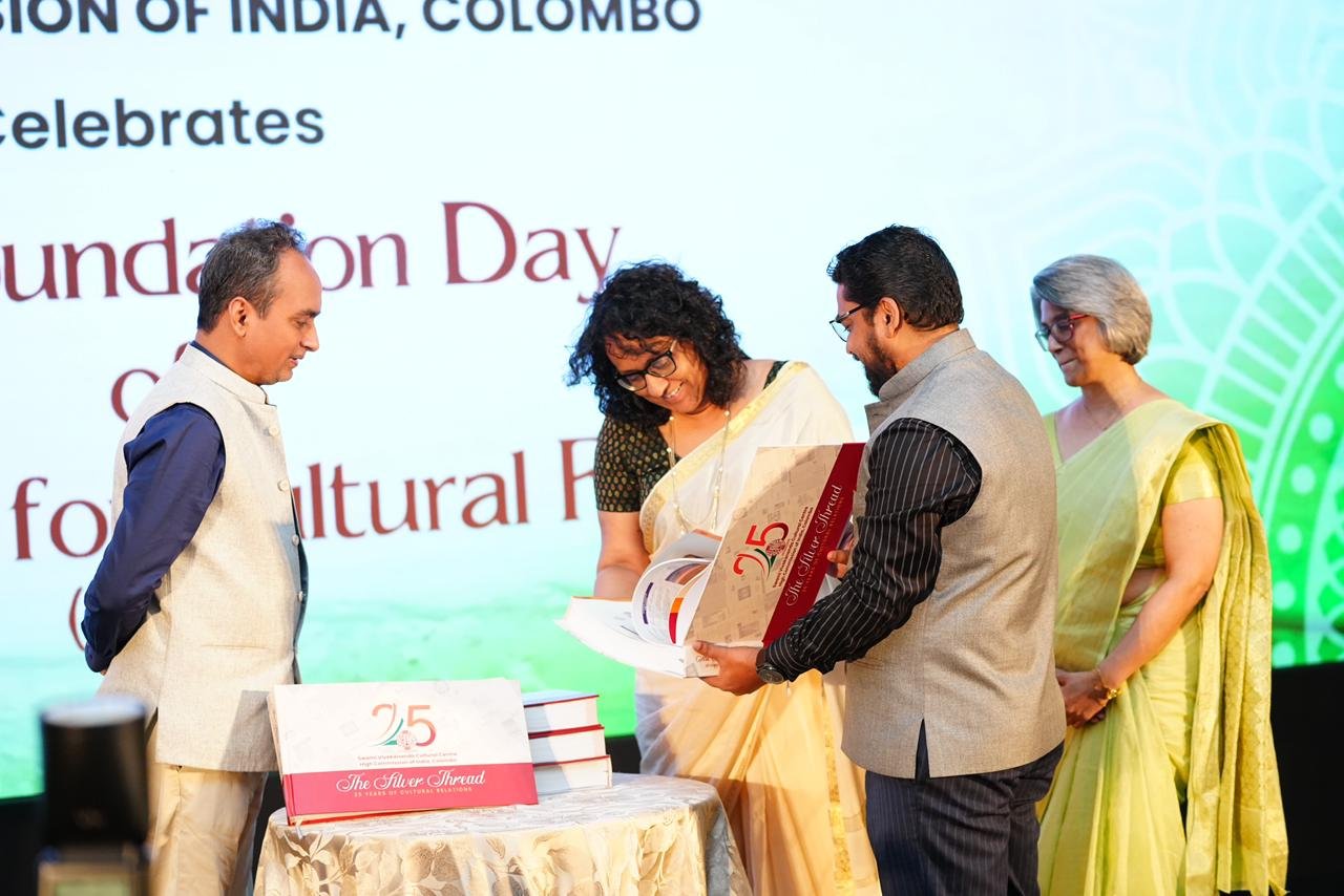 Prime Minister Hon. (Dr) Harini Amarasuriya graced the 75th Foundation Day of Indian Council For Cultural Relations (ICCR) celebration in Colombo