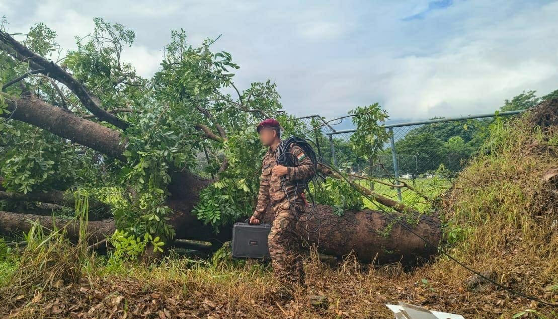 Under Operation Sagar Bandhu, Indian Army Team Restores Critical Communication Network in Mahiyanganaya