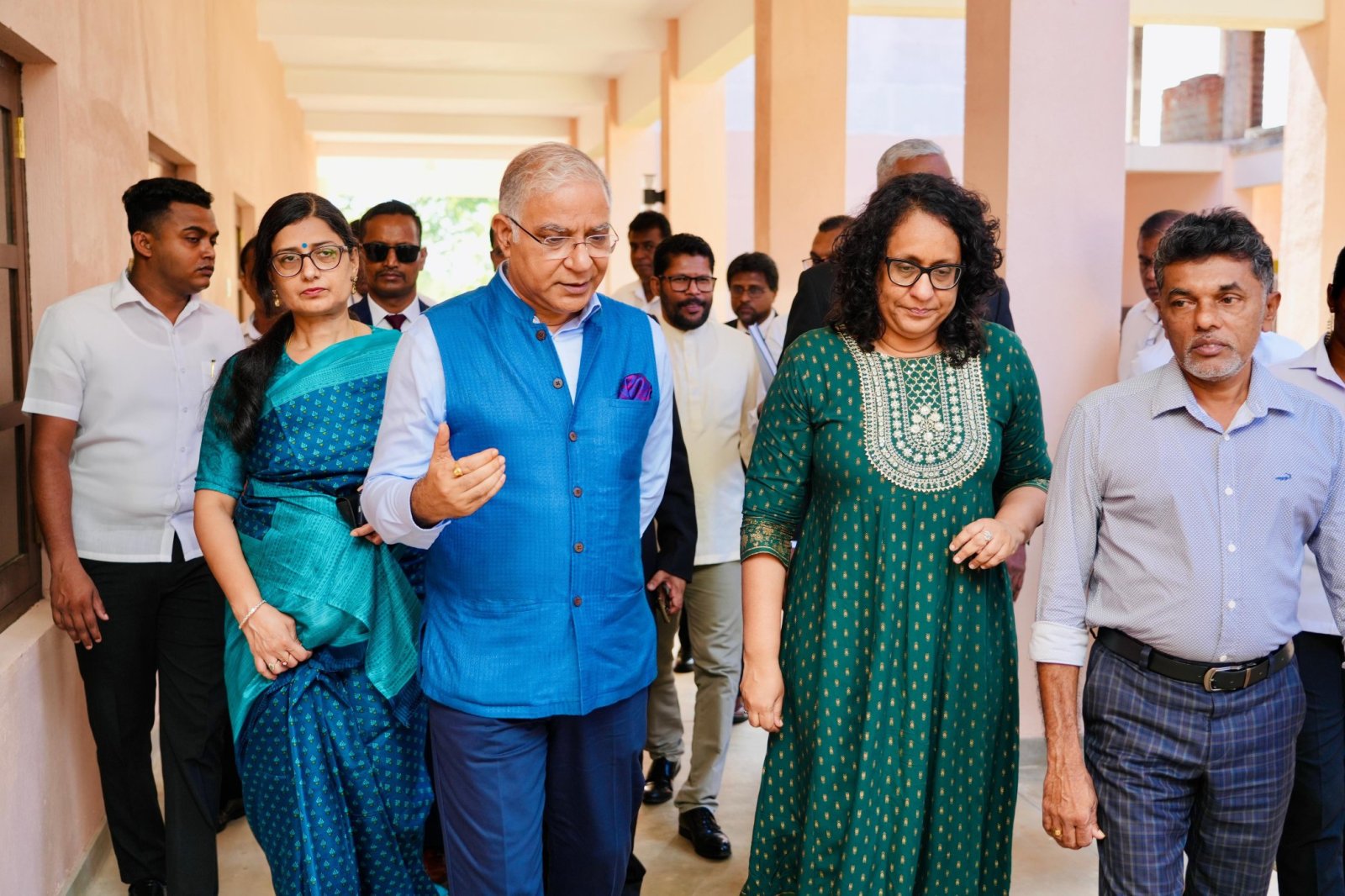 Inauguration of Multi-ethnic Trilingual School in Polonnaruwa built with Indian Grant