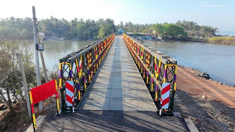 Restoring Connectivity: Inauguration of Bailey Bridge at Chilaw
