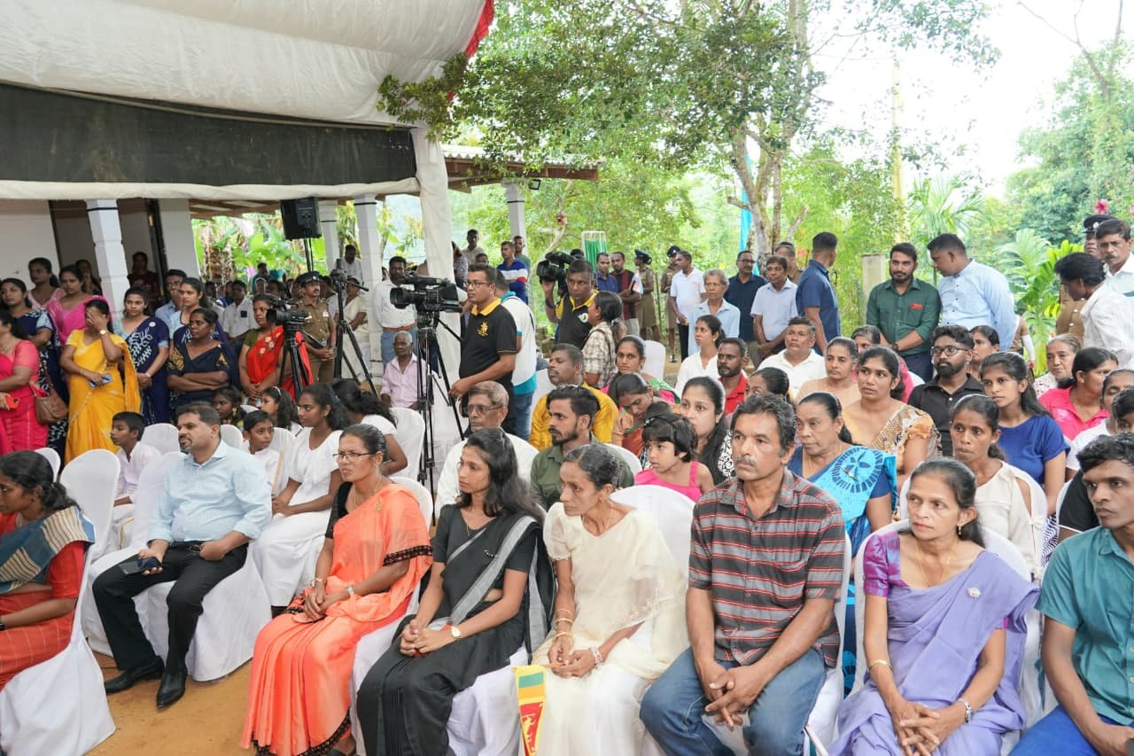 Model Villages in Kegalle and Kalutara built with Indian Grant support handed over to beneficiaries