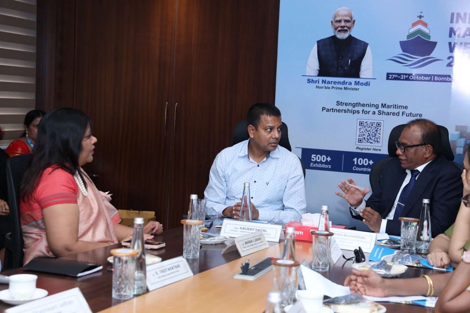 Visit of Hon. Anura Karunathilaka, Minister of Ports & Civil Aviation, Government of Sri Lanka to India