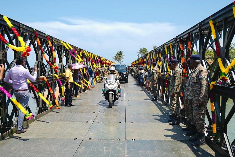 Restoring Connectivity: Inauguration of Bailey Bridge at Chilaw