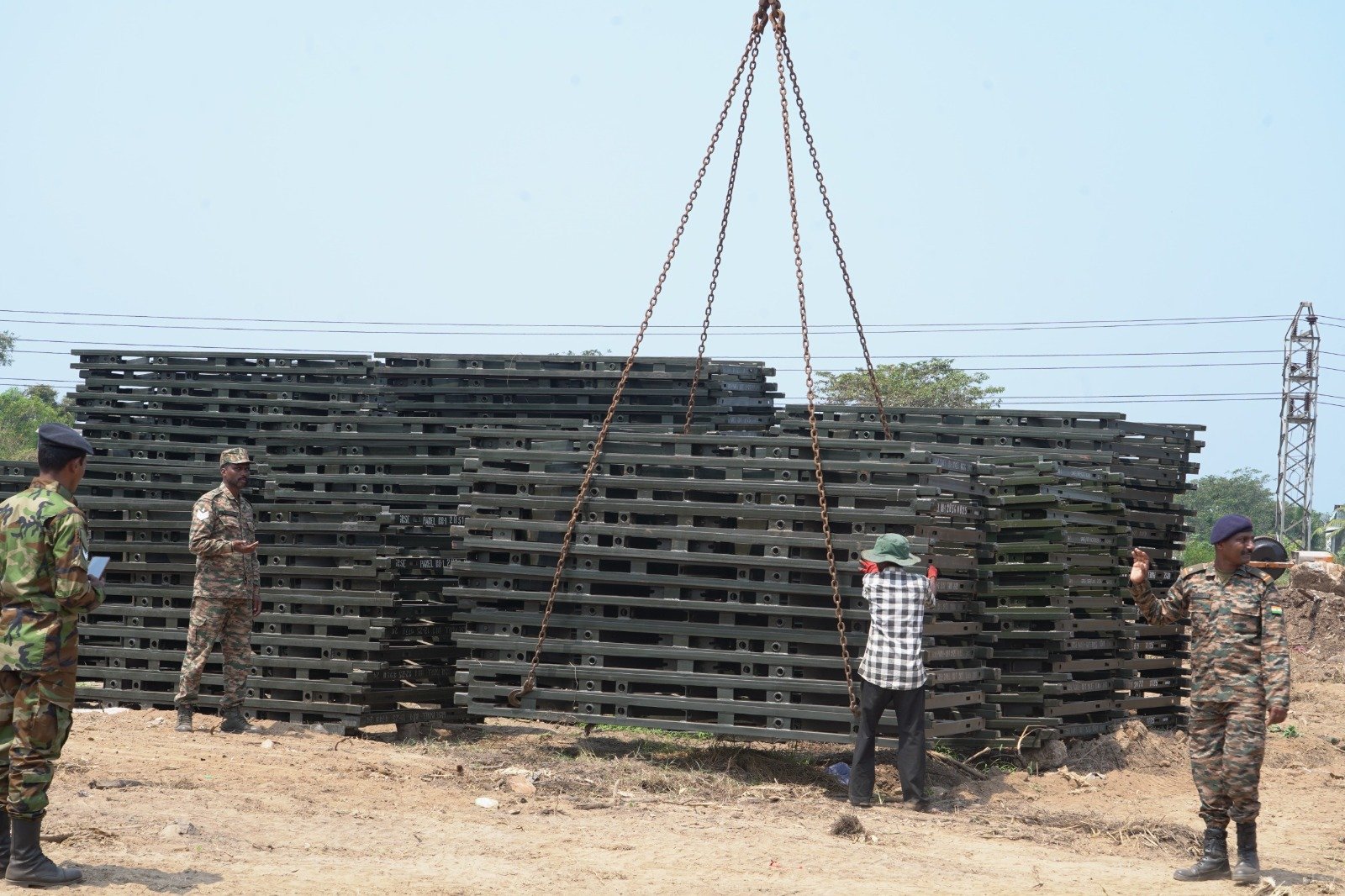 Handing Over of Bailey Bridges Consignment